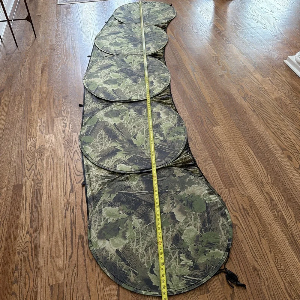 Ameristep Pop Up Ground Blind Camo Portable‎ Hunting Turkey Deer Layout